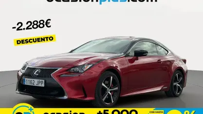 Usado Lexus RC300h Executive Line 223 CV (164 kW) 2016 Rojo Coupe