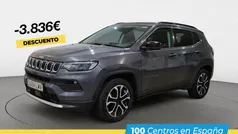 Gris Usado 2022 Jeep Compass Limited SUV | 20.450 € (Precio justo)