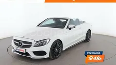 Usado 2016 Mercedes C220 AMG line Descapotable | 26.499 € (Precio justo)