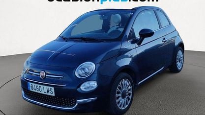 Usado Fiat 500C Dolcevita 71 CV (52 kW) 2022 Azul Descapotable