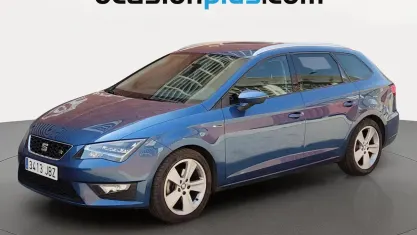 Usado Seat Leon FR 150 CV (110 kW) 2015 Azul Monovolumen
