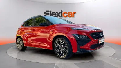 Usado Hyundai Kona N Line 120 CV (88 kW) 2022 Rojo SUV