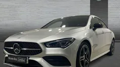 Gris Usado 2023 Mercedes CLA200 AMG line Berlina | 37.900 € (Precio justo)