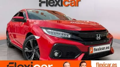 Begagnad Honda Civic Sport 182 HK (133 kW) 2018 Röd Halvkombi