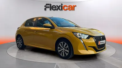 Usado Peugeot 208 Active 101 CV (74 kW) 2020 Amarillo Utilitario