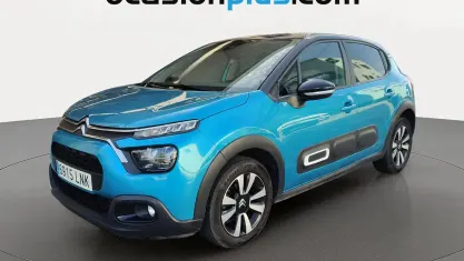 Usado Citroën C3 Feel 83 CV (61 kW) 2021 Azul Utilitario