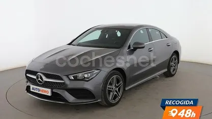 Gris Usado 2021 Mercedes CLA250e AMG line Berlina | 31.499 € (Precio justo)