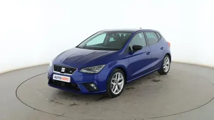 Usado Seat Ibiza FR 115 CV (84 kW) 2018 Azul Utilitario