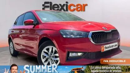 Usado Skoda Fabia Selection 116 CV (85 kW) 2025 Rojo Utilitario