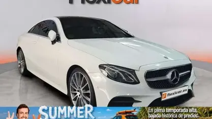 Usado Mercedes E200 AMG 184 CV (135 kW) 2018 Blanco Coupe