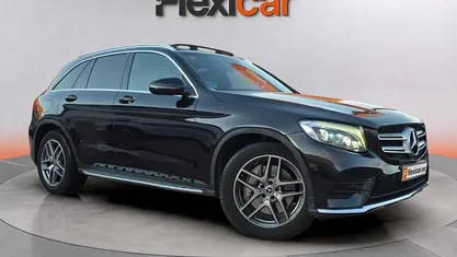 Usado Mercedes GLC220 AMG line 170 CV (125 kW) 2017 Negro SUV