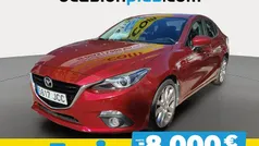 Rojo Usado 2015 Mazda 3 Luxury Berlina | 12.900 € (Precio justo)