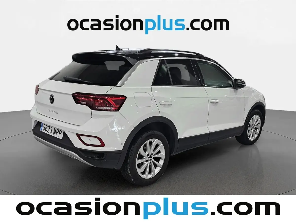 Usado VW T-Roc Life 150 CV (110 kW) 2024 Blanco SUV