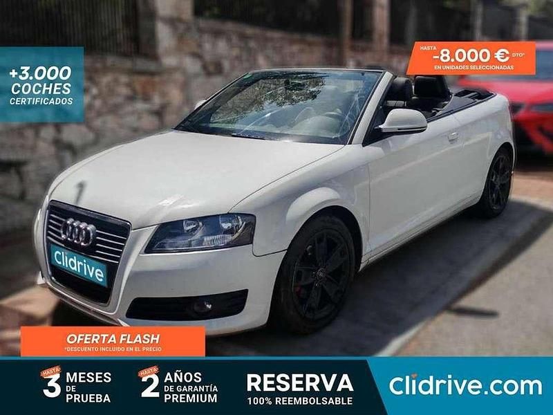 Blanco Usado 2008 Audi A3 Cabriolet Ambition Descapotable | 7990 € (Precio justo) - Imagen 1/3