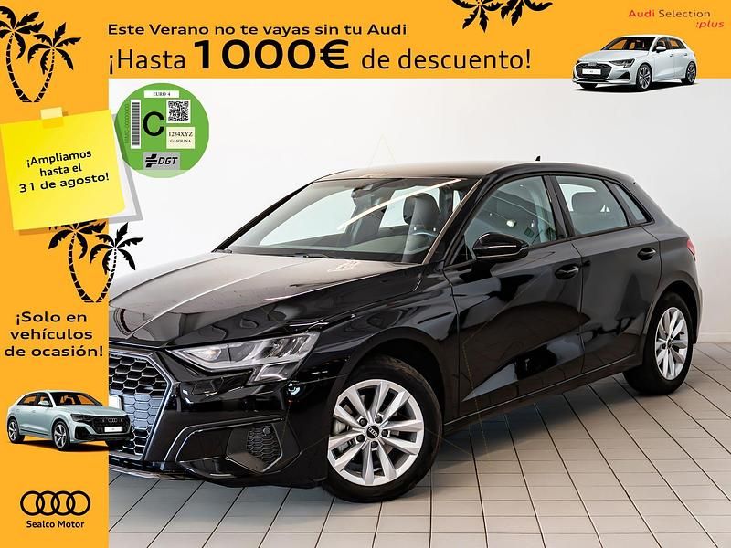 Negro Usado 2023 Audi A3 Advanced | 28.990 € (Precio justo) - Imagen 1/4