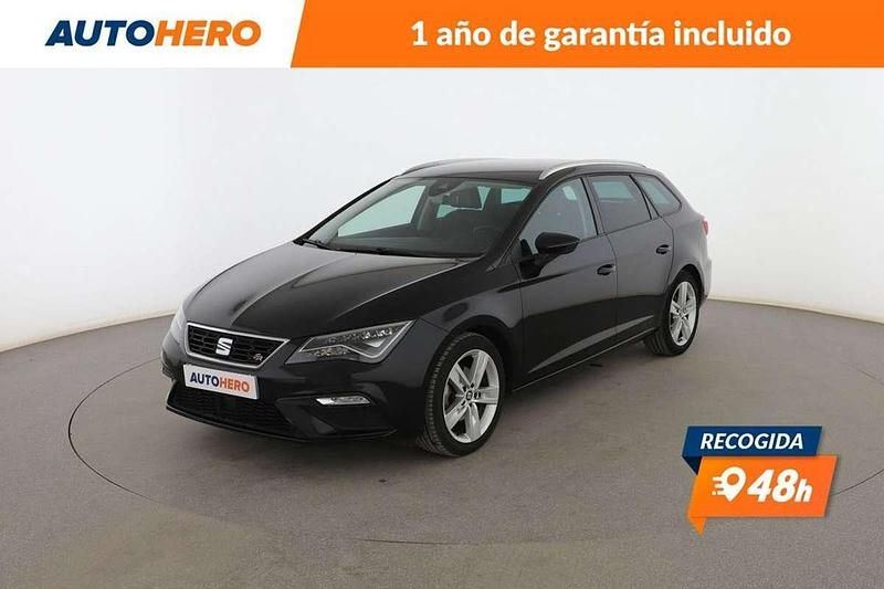 Negro Usado 2019 Seat Leon FR Familiar | 17.699 € (Precio justo) - Imagen 1/3