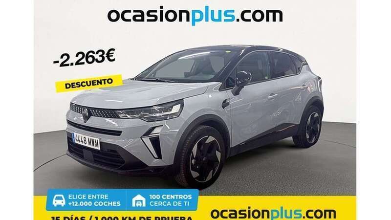 Gris Usado 2024 Renault Captur Techno SUV | 22.637 € (Precio justo) - Imagen 1/4