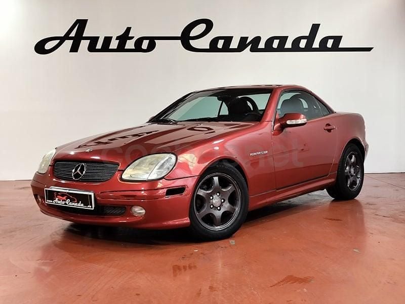 Usado Mercedes SLK230 197 CV (144 kW) 2003 Granate Descapotable