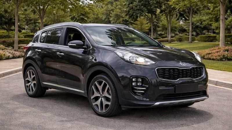 Usado Kia Sportage GT-Line 136 CV (100 kW) 2017 Negro SUV