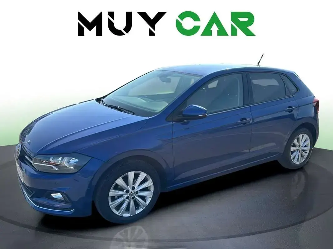 Usado VW Polo Sportline 95 CV (69 kW) 2018 Azul Utilitario