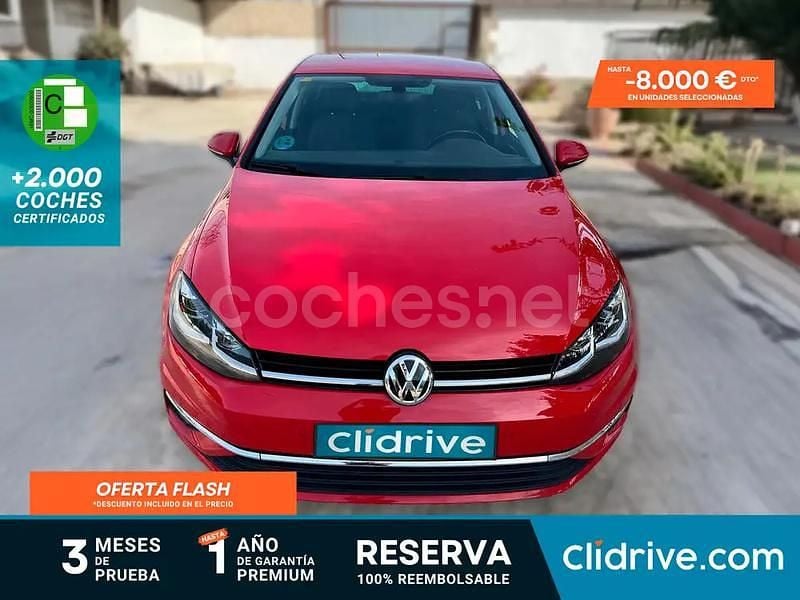 Rojo Usado 2018 VW Golf VII Advance Berlina | 17.290 € (Precio justo) - Imagen 1/3