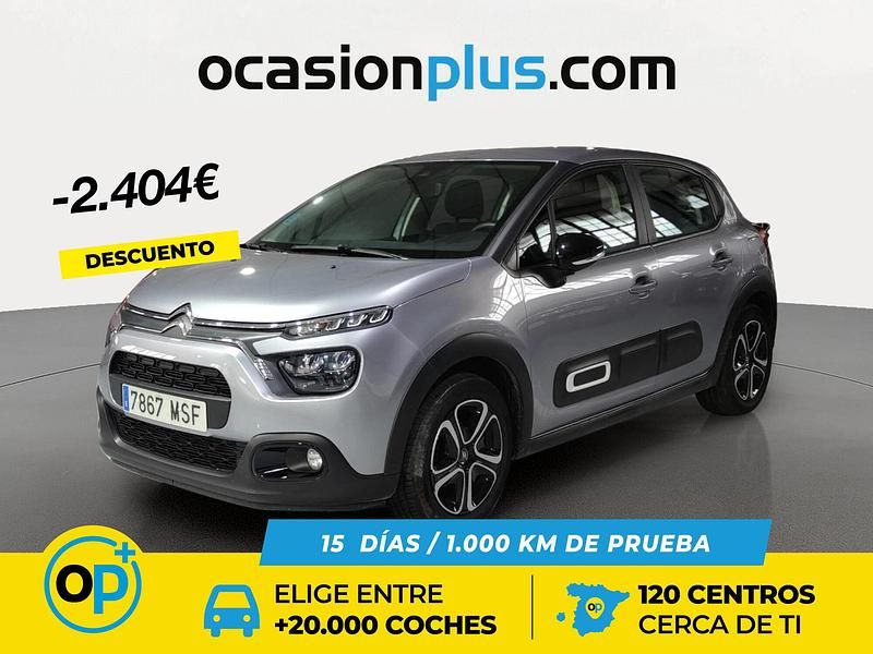 Gris Usado 2024 Citroën C3 Berlina | 13.800 € (Precio justo) - Imagen 1/4