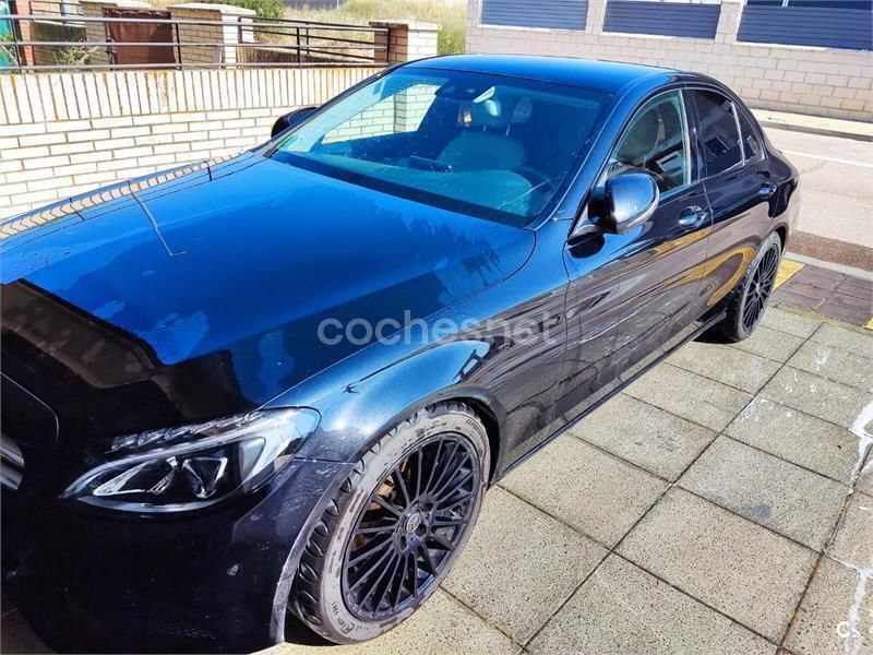 Usado Mercedes C220 Avantgarde 170 CV (125 kW) 2016 Negro Berlina
