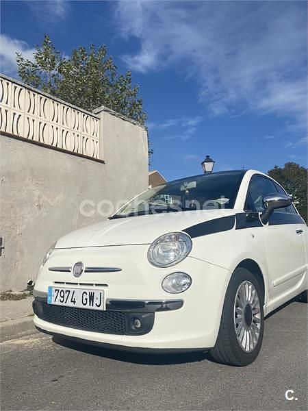 Usado Fiat 500 Lounge 69 HP (50 kW) 2010 Branco Sedan