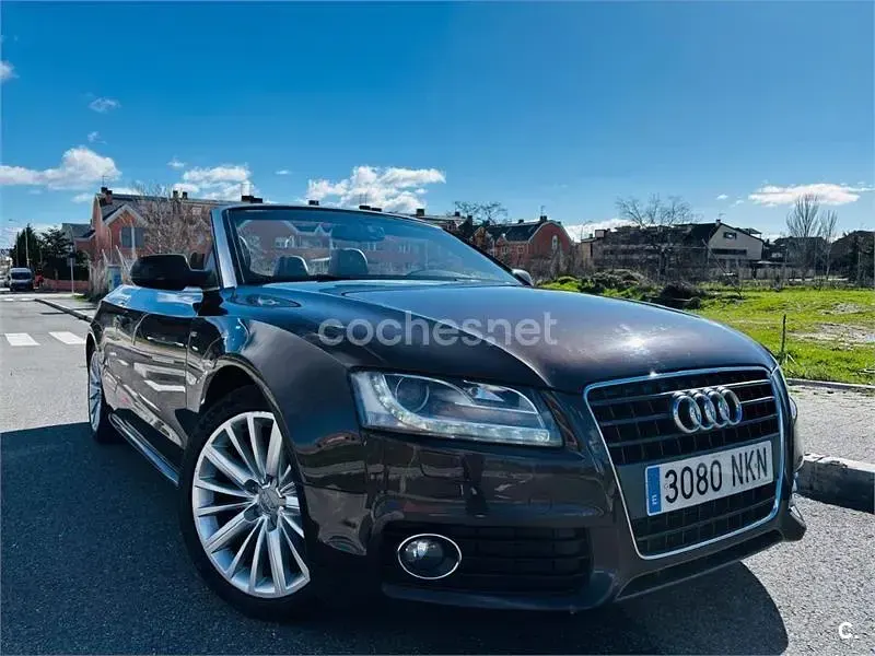 Usado Audi A5 Cabriolet S-Line 211 CV (155 kW) 2011 Marrón Descapotable