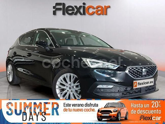 Negro Usado 2021 Seat Leon XCELLENCE Berlina | 19.990 € (Precio justo) - Imagen 1/4