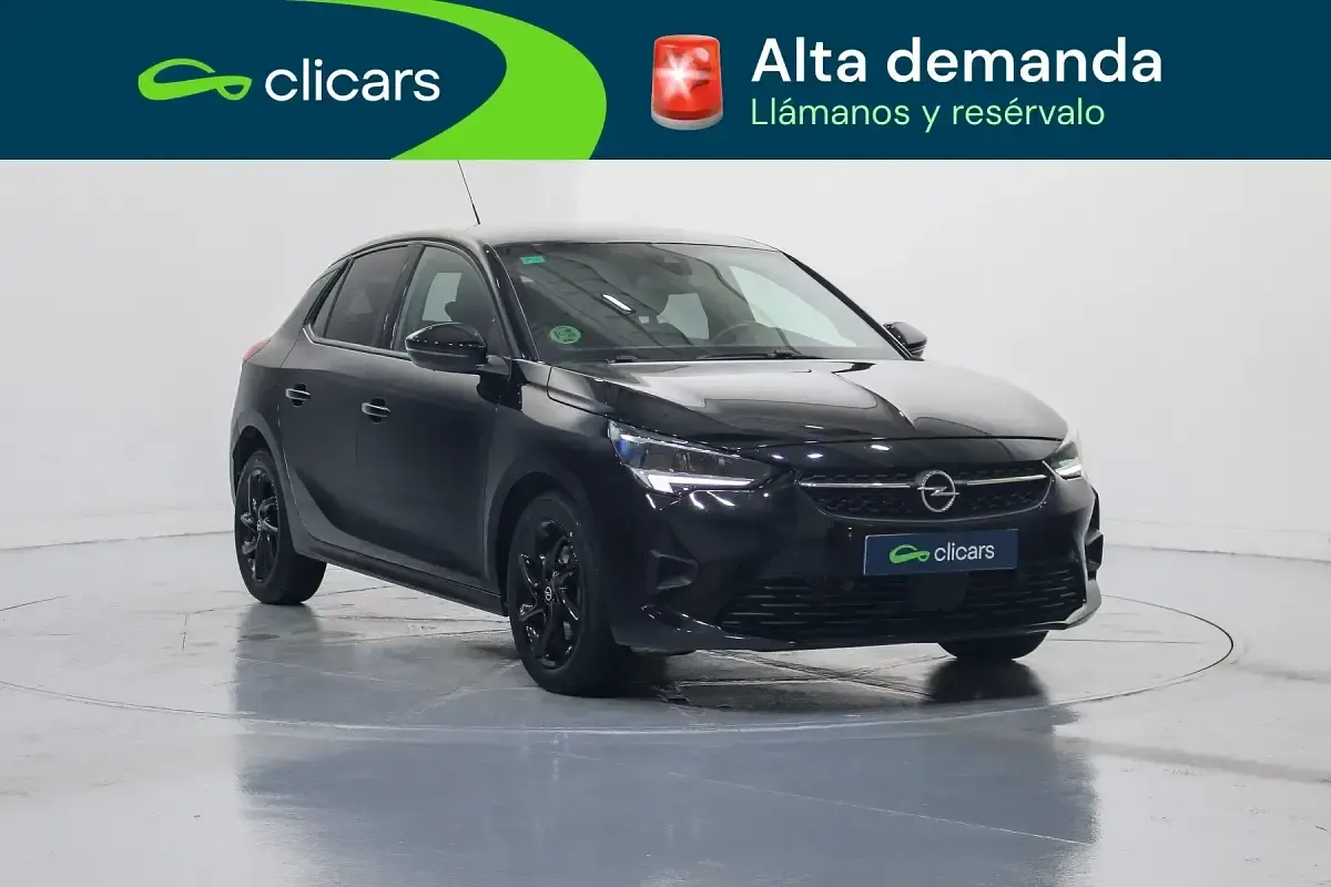 Usado Opel Corsa GS Line 100 CV (73 kW) 2022 Negro Utilitario