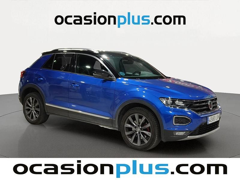 Usado VW T-Roc Sportline 150 CV (110 kW) 2019 Azul SUV