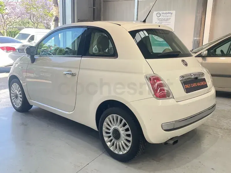 Usado Fiat 500 Lounge 69 CV (50 kW) 2010 Blanco Berlina