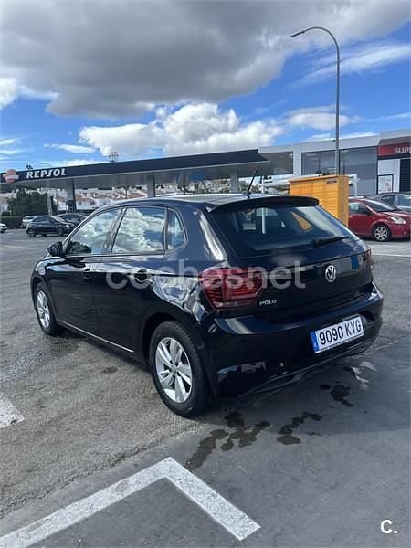 Usado VW Polo Advance 95 CV (69 kW) 2019 Negro Utilitario