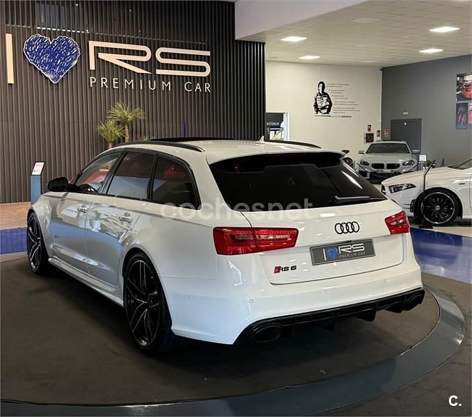 Usado Audi RS6 560 CV (411 kW) 2014 Blanco Familiar