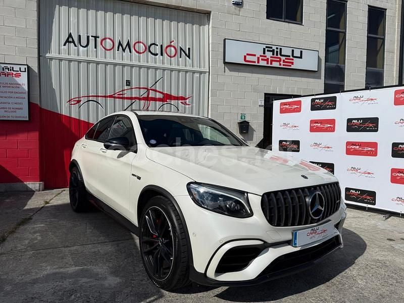 Usado Mercedes GLC63 AMG 510 CV (375 kW) 2019 Blanco Coupe