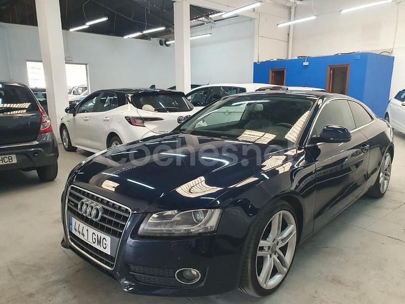 Azul Usado 2009 Audi A5 Premium Coupe | 11.499 € (Precio justo) - Imagen 1/4