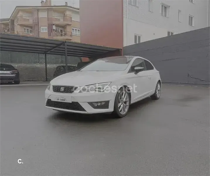 Usado Seat Leon SC FR 184 CV (135 kW) 2015 Blanco Utilitario