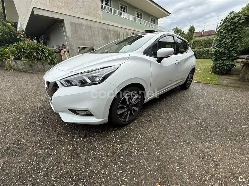 Usado Nissan Micra Acenta 90 CV (66 kW) 2018 Blanco Utilitario