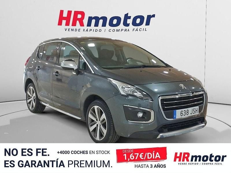 Usado Peugeot 3008 Allure 131 CV (96 kW) 2016 Gris SUV
