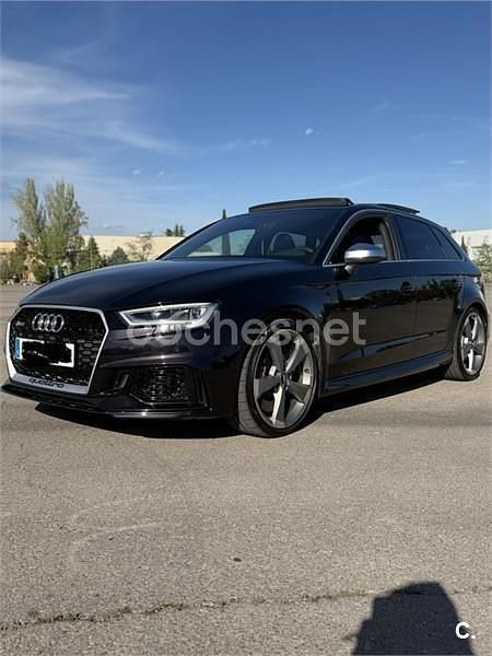 Usado Audi RS3 340 CV (250 kW) 2012 Negro Berlina