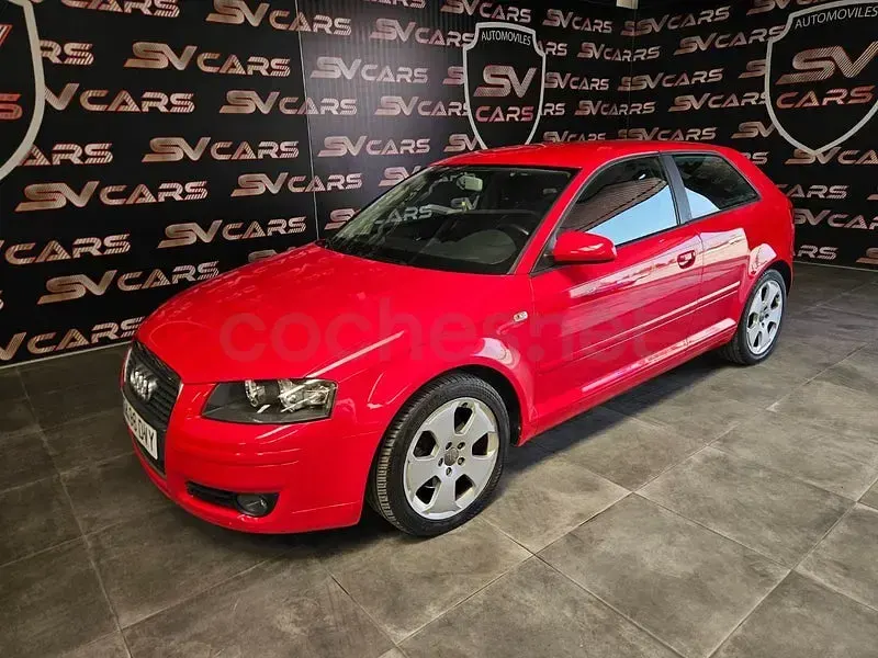 Usado Audi A3 Ambition 140 CV (102 kW) 2006 Rojo Utilitario