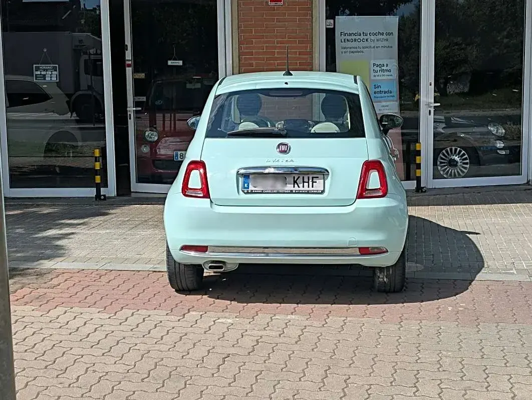 Usado Fiat 500 Lounge 69 CV (50 kW) 2018 Verde Utilitario