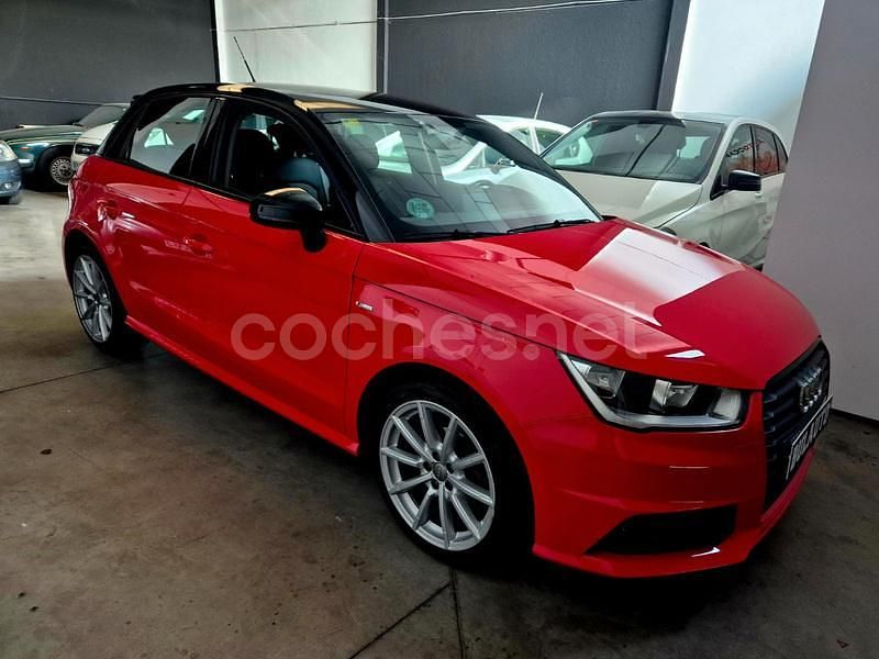 Usado Audi A1 Sportback Design 95 CV (69 kW) 2018 Rojo Utilitario