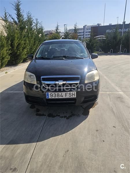 Usado Chevrolet Aveo LS 94 CV (69 kW) 2007 Negro Berlina