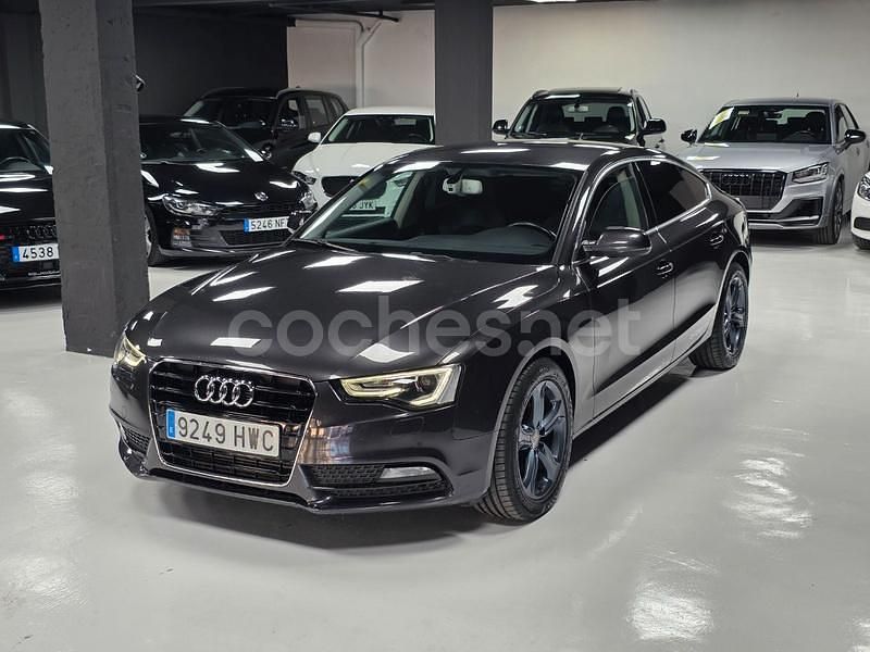 Usado Audi A5 Sportback S-Line 177 CV (130 kW) 2014 Gris / plata Utilitario