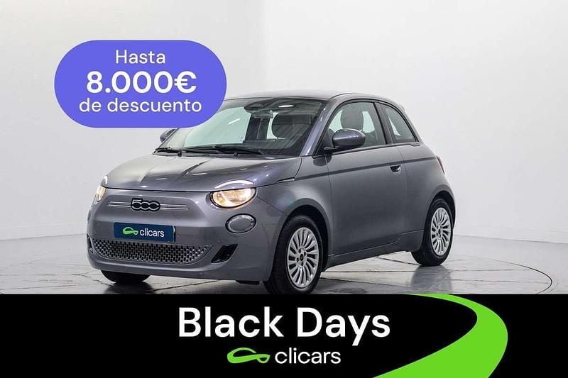 Gris Usado 2023 Fiat 500e Icon Utilitario | 15.490 € (Buen precio) - Imagen 1/4