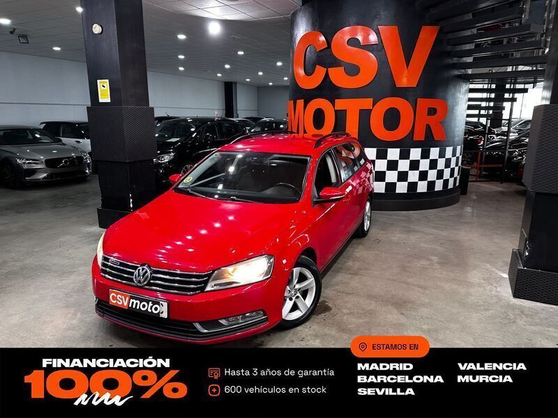 Rojo Usado 2011 VW Passat Edition Familiar | 4950 € (Precio justo) - Imagen 1/4