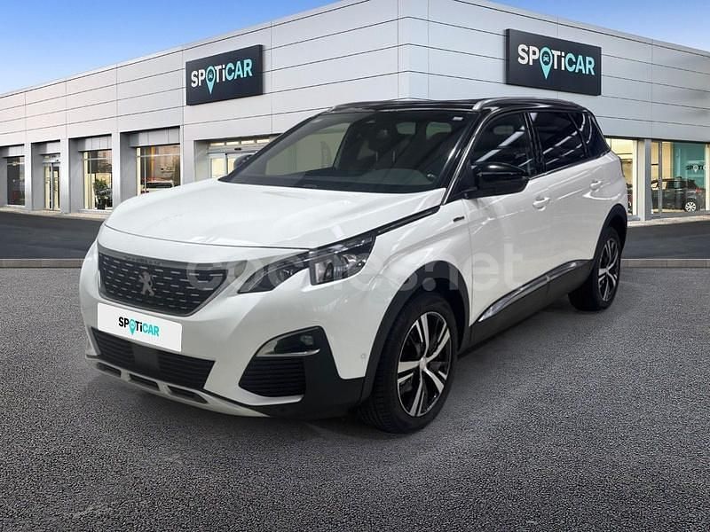 Blanco Usado 2018 Peugeot 5008 GT-line Monovolumen | 17.900 € (Caro) - Imagen 1/4