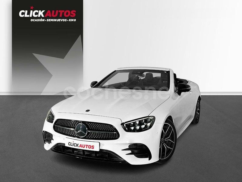 Blanco Usado 2023 Mercedes E220 Descapotable | 66.900 € (Caro) - Imagen 1/4